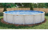 Pristine Bay 12' Round Steel Above Ground Pools with Standard Package | 48" Wall | <u>FREE Shipping</u> | 60371
