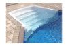 18' Round Ultimate Pool Sub-Assy with Synthetic Wood Coping | Walk-In Steps | 52 in. Walls | ULT18RNDSTAIRW | 60966