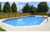 16' x 32' Grecian Ultimate Pool Sub-Assy with Synthetic Wood Coping | Walk-In Steps | 52 in. Walls | W301632S | 60970