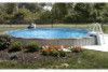 24' Round Ultimate Pool Sub-Assy with Bendable Aluminum Coping | 52 in. Walls | W30B24R | 60985