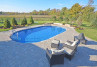 Ultimate 15' x 24' Oval Above Ground Pool Kit | White Bendable Aluminum Coping | Free Shipping | Lifetime Warranty | 61050