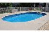 Ultimate 17' x 32' Oval Above Ground Pool Kit | White Bendable Aluminum Coping | Free Shipping | Lifetime Warranty | 61052