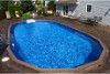 Ultimate 15' x 30' Oval Above Ground Pool Kit | White Bendable Aluminum Coping | Walk-In Step | Free Shipping | Lifetime Warranty | 61054