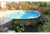 Ultimate 15' x 30' Oval On Ground Pool Kit | Brown Synthetic Wood Coping | Free Shipping | Lifetime Warranty | 61070