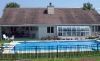 White Aluminum Coping for 16' x 32' Roman End Shape Pool | Includes Bead Receiver | 6" Radius | *PAF-COPING ISK-PT06S1632 | 61245