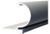White Aluminum Coping for 16' x 32' Roman End Shape Pool | Includes Bead Receiver | 6" Radius | *PAF-COPING ISK-PT06S1632 | 61245