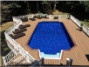 Ultimate 14' x 30' Grecian InGround Pool Kit | Brown Synthetic Wood Coping | Free Shipping | Lifetime Warranty | 61390