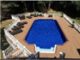 Ultimate 14' x 30' Grecian InGround Pool Kit | Brown Synthetic Wood Coping | Walk-In Step | Free Shipping | Lifetime Warranty | 61391