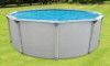 Capri 21' Round Resin Hybrid Above Ground Swimming Pool with Standard Package | 54" Wall | 62023