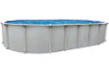 Capri 18' x 33' Oval Resin Hybrid Above Ground Pool with Standard Package | 54" Wall | 62030