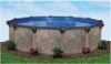 Coronado 8' Round Resin Hybrid Above Ground Pool with Standard Package | 54" Wall | 62346