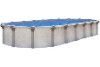 Chesapeake 8' x 12' Oval <b>Resin Hybrid</b> Above Ground Pool with Standard Package | 54" Wall | 62393