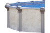 Chesapeake 8' x 12' Oval <b>Resin Hybrid</b> Above Ground Pool with Standard Package | 54" Wall | 62393