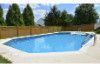 20' x 40' Grecian Ultimate Pool Sub-Assy with Bendable Aluminum Coping | 8' Steps | 28/28 mil liner | 52 in. Walls | W30B2040S