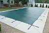 GLI Secur-A-Pool 12' x 24' Mesh Safety Cover | Green | No Step | 201224RESAPGRN