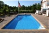 Cardinal 14' x 28' Rectangle In Ground Pool Kit | <b>Full Width Liner Over Step</b> | 6" Radius Corner | Steel Wall | 63575