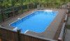 Cardinal 16' x 32' Rectangle In Ground Pool Kit | <b>8' Liner Over Step</b> | 2' Radius Corner | Steel Wall | 63582