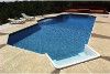 Cardinal 16'-6" x 32'-6" Grecian Shape In Ground Pool Kit | <b>8' Outside Liner Over Step</b> | Steel Wall | 63617