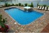 Cardinal 12' x 30' x 12' x 22' True-L In Ground Pool Kit | <b>Full Width Inside Liner Over Step</b> | 6" Radius Corner | Steel Wall | 63637