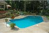 Cardinal 16' x 39' Lazy-L In Ground Pool Kit | <b>8' Outside Liner Over Step</b> | 6" Radius Corner | Steel Wall | 63647