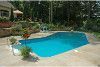Cardinal 20' x 44' Lazy-L In Ground Pool Kit | <b>8' Outside Liner Over Step</b> | 6" Radius Corner | Steel Wall | 63649