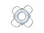 Poolstyle 17" White Foam Ring Buoy | PS371