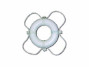 Poolstyle 24" Blue/White Decorative Life Ring Buoy | PS373