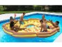 Ocean Blue Deluxe Pizza Slice Pool Lounger | 950445 | 64695