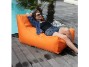 Ocean Blue Sun Searcher Aruba Inflatable Pool Lounger Chair | Orange | 950303 | 64708