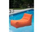 Ocean Blue Sun Searcher Aruba Inflatable Pool Lounger Chair | Orange | 950303 | 64708