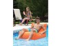 Ocean Blue Sun Searcher Aruba Inflatable Pool Lounger Chair | Orange | 950303 | 64708