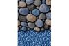 12' x 18' Oval Stoney Bay Pattern Overlap Above Ground Pool Liner | 48" - 54" Wall | 241218 | 65018