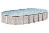 Malibu 15'x30' Oval Resin Hybrid Above Ground Pool with Premier Package | 52" Wall | PPMRN153052P | 65161