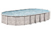 Malibu 15'x26' Oval Resin Hybrid Above Ground Pool with Premier Package | 52" Wall | PPMRN152652P | 65162
