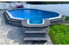 CaliMar Gray In-Wall Pool Step | Used Only on Matching CaliMar 54" Pool Sub-Assemblies | 5-5700-602-54 | 65251