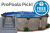 Coronado 27' Round Resin Hybrid Above Ground Pool Kit | <b>Gray In-Wall Pool Step</b> | Premier Package | 54" Wall | 65278