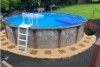 Coronado 8' Round Resin Hybrid Above Ground Pool with Standard Package | <b>Saltwater Friendly</b> | 54" Wall | 65335