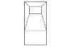 Custom Rectangle 18' x 36' In Ground Pool Vinyl Liner | 6" Radius Corners | 42" Wall | Use with Thermoplastic Outside Step | 65363