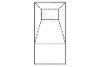Custom Rectangle 14' x 28' In Ground Pool Vinyl Liner | 4' Radius Corners | 42" Wall | Use with Thermoplastic Outside Step | 65371