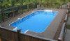 Cardinal 16' x 36' Rectangle Steel In Ground Swimming Pool Sub-Assy w/ Quaker Step | 2' Radius Corners | PRT37838 | 65401