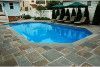 Cardinal 17' x 34' Grecian In Ground Pool Kit | 6' White Outside Step |  Radius Corner | Steel Wall | 65450