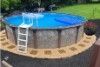 Coronado 12' Round Resin Hybrid Above Ground Pool with Premier Package | <b>Saltwater Friendly</b> | 54" Wall | 65474