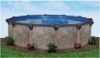 Coronado 24' Round Resin Hybrid Above Ground Pool with Standard Package | <b>Saltwater Friendly</b> | 54" Wall | 65481