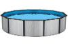 Savannah 24' Round 52" Resin Above Ground Pool with 8" Top Rails | NB19822 | 65997