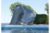 Global Pool Products Splash Swimming Pool Slide | Right Turn | Sandstone | GPPSSP-SAND-R | 66189