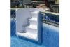 Chesapeake 18' Round Resin Hybrid Above Ground Pool Kit | <b>White In-Wall Pool Step</b> | <b>Premier Package</b> | 54" Wall | 66637