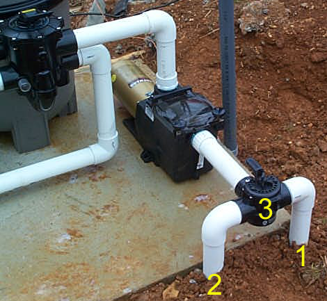 pool filter plumbing