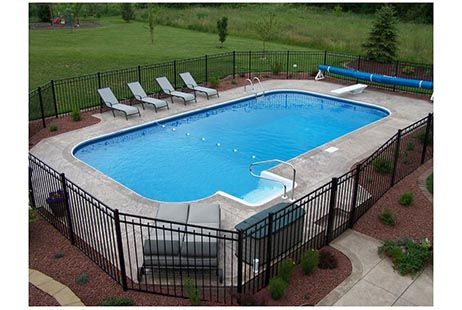 Rectangle Inground Pool Kits | <b>Polymer Wall</b>