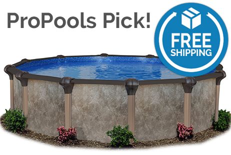 Laguna <b>Resin Hybrid</b> Above Ground Pools | 52" Wall | <b>8 Year Full Warranty</b> | <u>Free Shipping</u>