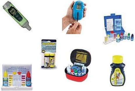 Pool Water Chemical Test Kits and Test Strips